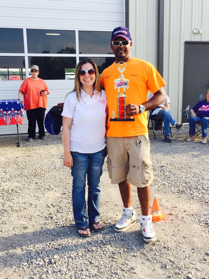 Duane Daniel with his trophy