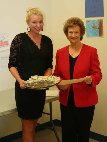 DAR Good Citizen Sierra Fields with Jane Smith JAC NSDAR Vice Chairman.