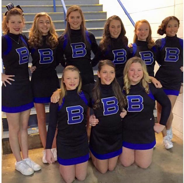 8th Grade Cheerleaders