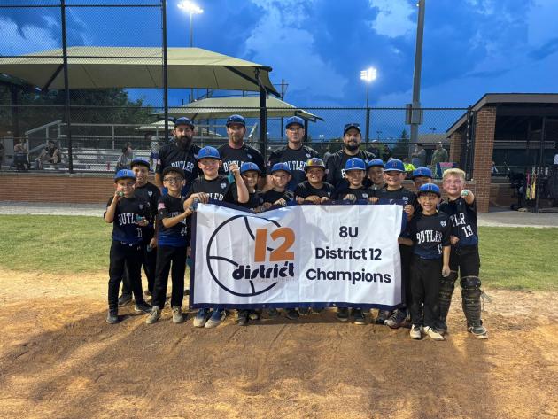 Players- Left to Right: Waylon Overstreet, Cohen Phelps, Harris Ross, Owen Bewley, Ax Hudnall, Lewis Vincent, Kaceton Embry, Maverick Felty, Liam Thompson, Killian Bratcher, Grayson Wilson, Henry Felty, Roy Statzer  Coaches- Left to Right: Alex Hudnall, Tyler Overstreet, Ethan Vincent, Justin Phelps, Seth Felty (not pictured) 