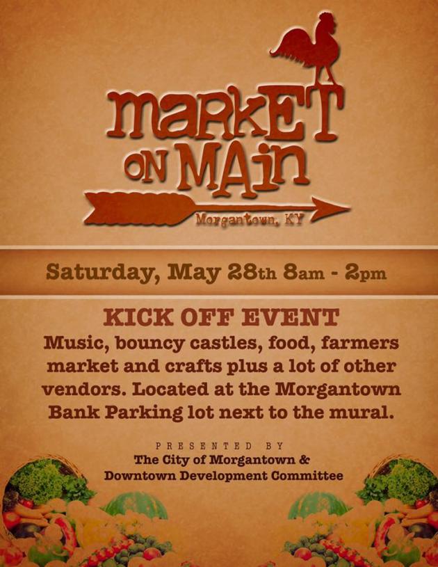 The Morgantown Downtown Development Committee has announced plans for “Market on Main,” which will kick off Sat. May 28 from 8 a.m. until 2 p.m.