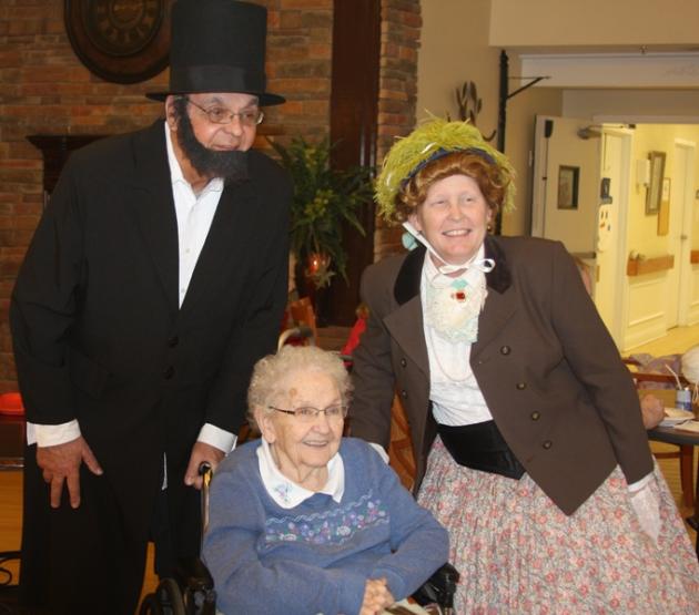 Abe and Mary Todd Lincoln stopped by MCRC.