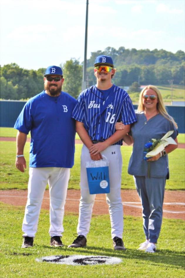 Senior Will Amos son of Josh and Terri Amos.