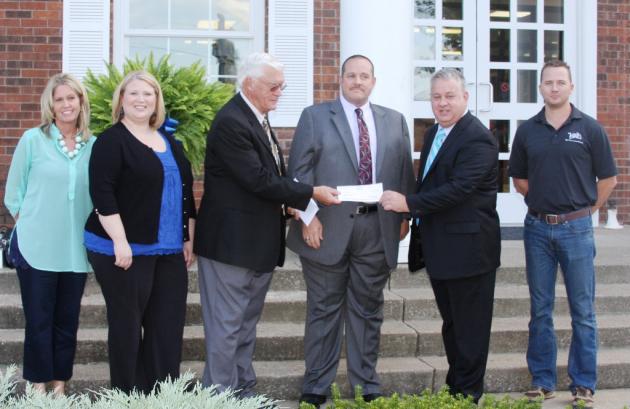 Donna Annis, Kyla Dockery, Judge Fields, Mayor Phelps, and Eric Ingram