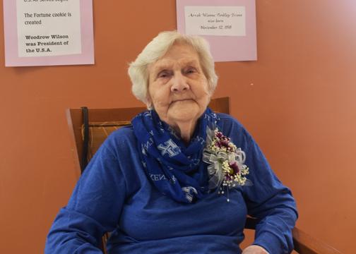 Happy 100th birthday Mrs. Arrah Wanna Evans