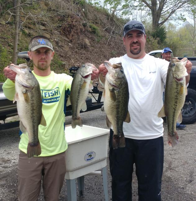Nathan Neighbors and Daniel Cardwell took 1st place with 20.71 lbs