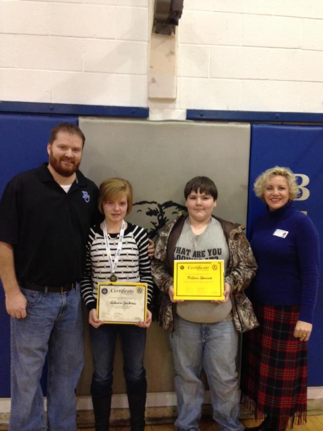 Mr. Cody Donaldson, Autumn Jenkins, William Hancock, and Mrs. Rebecca Mudd