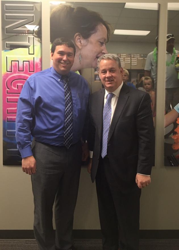 Superintendent Scott Howard and Kentucky Commissioner of Education, Dr. Stephen Pruitt
