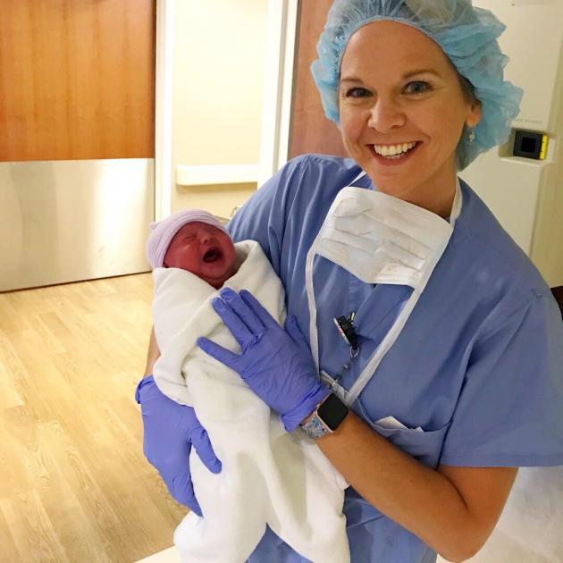 Dana with her niece Kyndell Grace.
