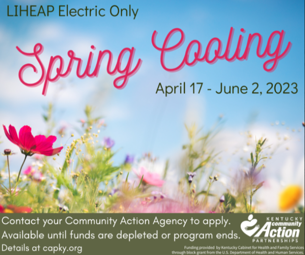 Home Energy Assistance Program (LIHEAP) Spring Cooling