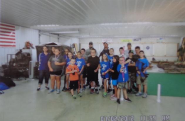 The NASP students and coaches