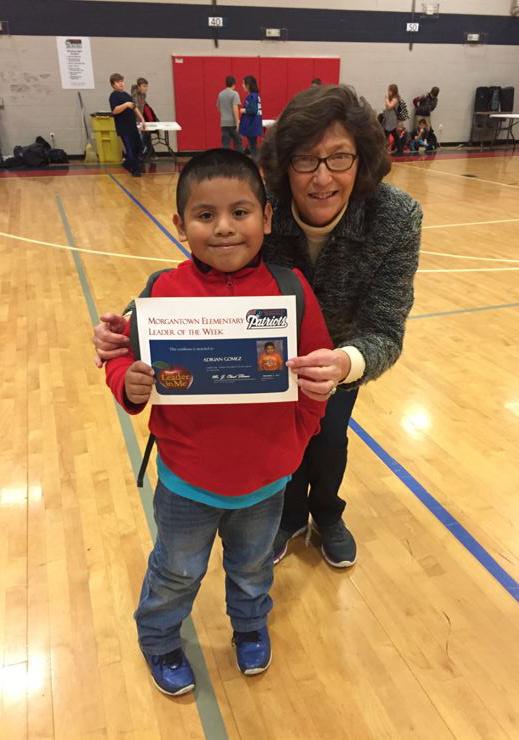 Overall Classroom Leader of the Week:  Adrian Gomez