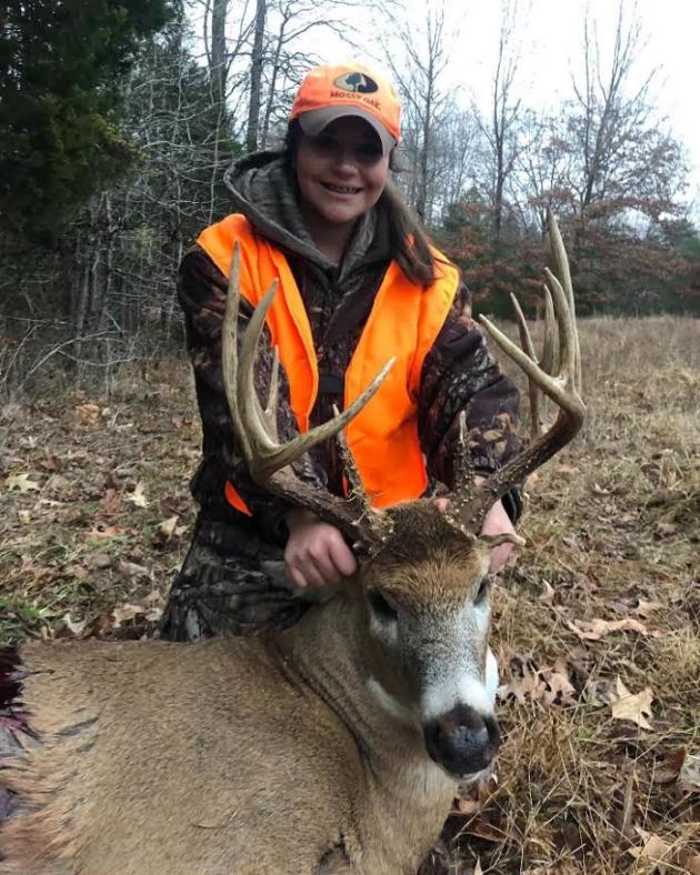 Butler County's Taylor Smith killed this 13-point buck during modern gun season.