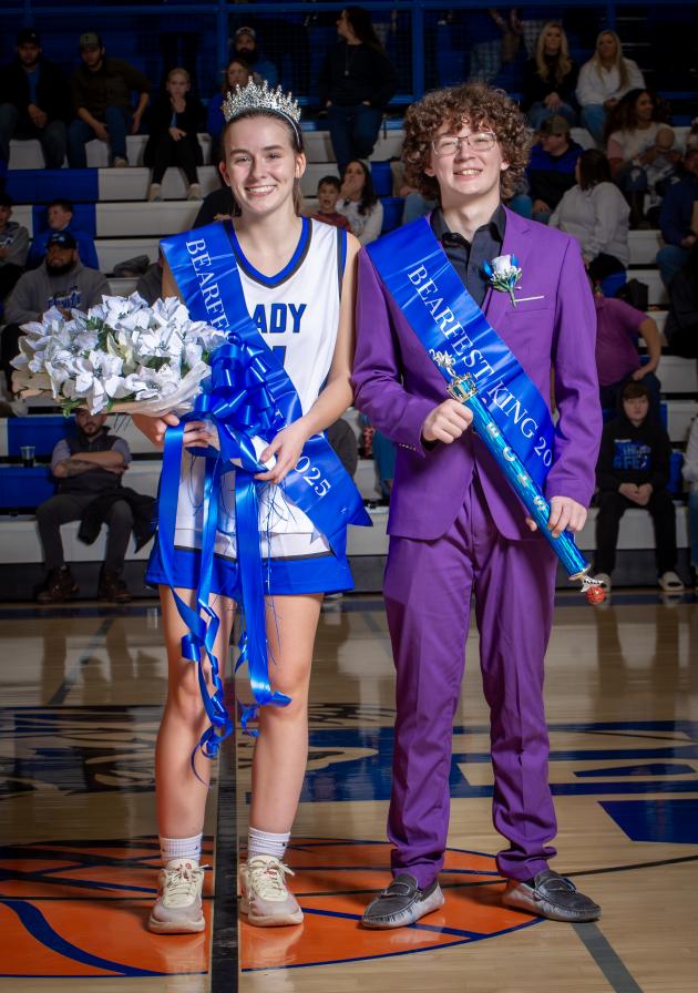 Queen Bailey Moore and King Logan Givens  photos  by Adam Williams