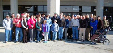  Members of Butler County Farm Bureau outside the National Farm Machinery Show. Photo by Greg Drake II