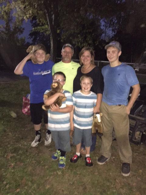 Tia Clark & Bryan Blaine. Her children: Andrew & Jordan Dobbs, Lathan & Landon Clark.