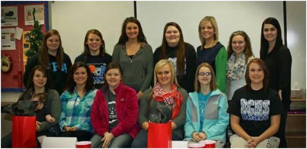 Front Row (Left to Right) Katrina Sims, Cassie Bratcher, Caitlyn Ford, Toshia White, Ashley Holland, Brittany Bingham Back Row (Left to Right): Tanna Belcher, Laura Baseheart, Ashlenn White, Whitley Grubb, McKenzey Smith, Brittany Jones and Instructor Jenny Joiner, RN