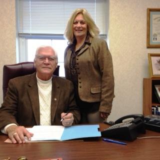 Judge David Fields and Janie Henderson