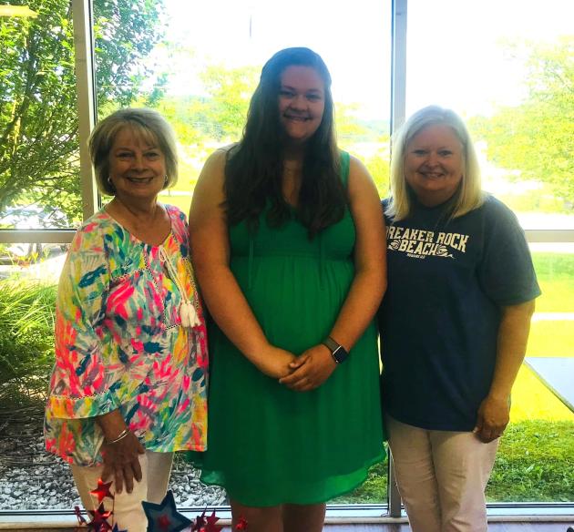 Becky Hankins, Lydia Wilcox, and Kathy McKee