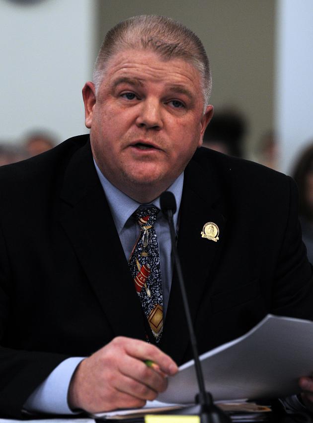 Committee Vice-chair Rep. Timmy Truett, R-McKee, testifying on House Bill 538, which aims to address student discipline issues at public schools.