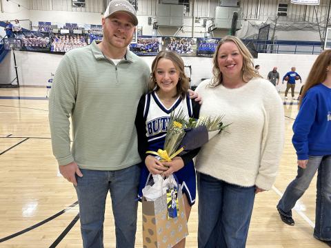 BCMS recognizes 8th grade basketball players and cheerleaders | Beech ...