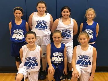 Back Row: Tinslea Belcher, Bella Easley, Taylor Smith, Miley Franzell  Front Row: Karrington Hunt, Parker WIlloughby, Myla Gill   