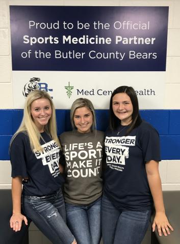 Conley Moore, Audrey Deweese and Aubrey Clark