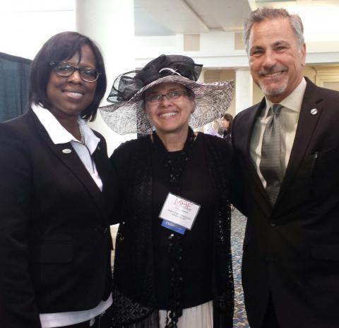 Lt Gov Jenean Hampton, Linda J. Hawkins, and Ed Webb
