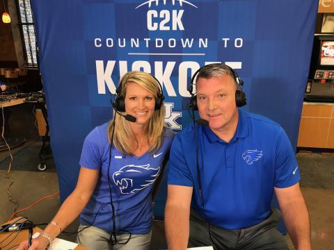 Christi Thomas is a perfectionist on the UK Radio Network with co-host Freddie Maggard. She's the only female host of a SEC network pregame radio show.