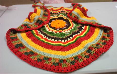 Circle vest designed by Ann B