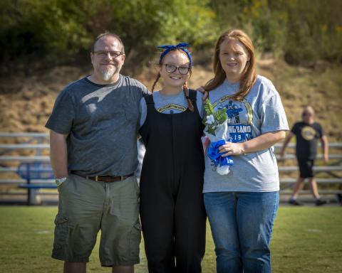 Brian Drake, Haley Drake, and Rhonda Drake