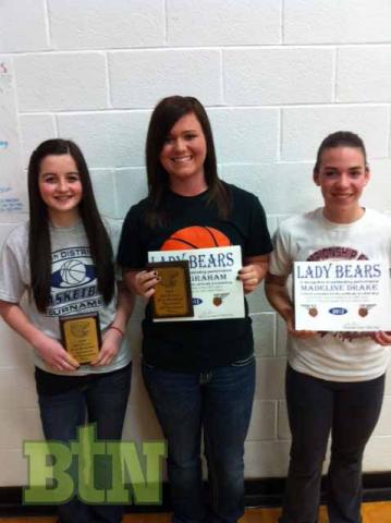 Shawna West, Katie Graham, and Madeline Drake