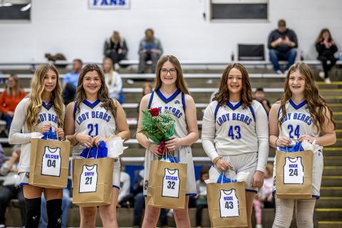 Brielle Belcher, Callyn Smith, Kaley Stevens, Emmalin Mode, and Harper Hack