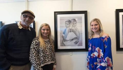 Michael Ingram, Andrea and Audrey Deweese