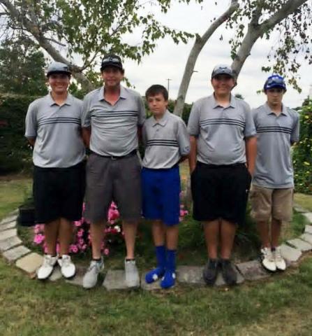 BCHS Boys Golf Team at 2nd Region Tournament. Not Pictured Justin Hudnall.
