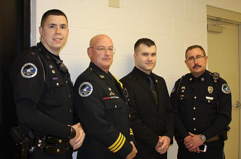 Officer Evans, Chief Taylor, Officer Burden, and Captain Burden