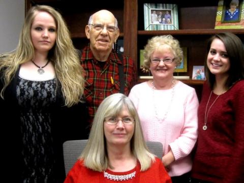 Shanda Phelps, Jim Cartwright, Bonnie Howard, T ristan Evans & Suzanne Brosnan