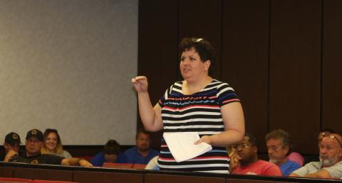 Rhoda Chism addresses the Court.