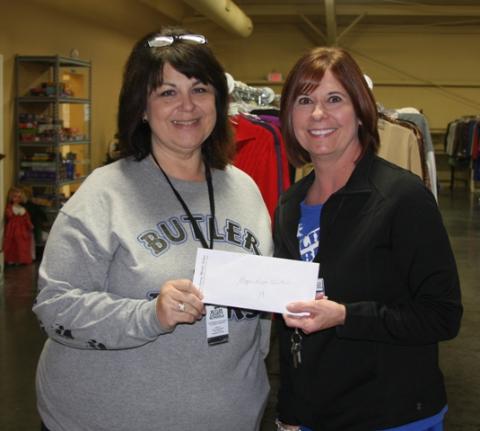 Butler County Middle School 6th teachers and staff collected money for the Mission.