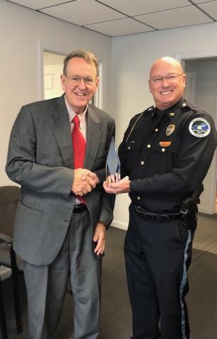 County Attorney Dick Deye and Chief Giles Taylor, MPD