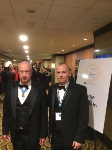 Congressional Medal of Honor winner Don Jenkins and KSP Trooper Brian McKinney