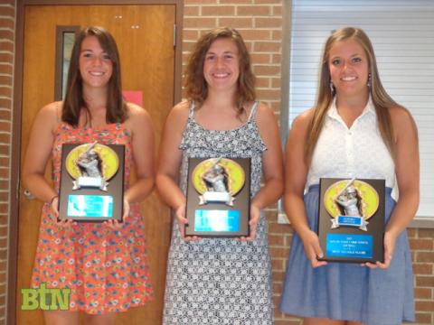 Madeline Drake, Amy Rogers, and Morgan Manning were selected as MVPs