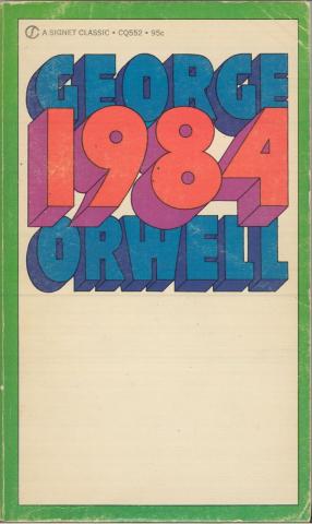George Orwell's 1984 (one of many book covers)