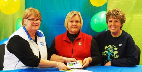 Butler County Clerk Sherry Johnson, Elaine Phelps, Circuit Court Clerk Melissa Cardwell