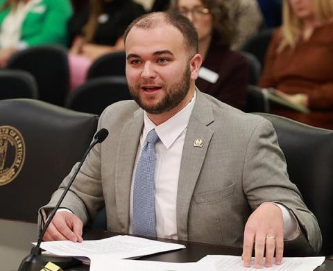 Rep. J.T. Payne, R-Henderson, said House Bill 67 would provide clarifications to Kentucky’s traceable communications law during Wednesday’s House Primary and Secondary Education meeting. A high-res version is available here.