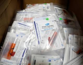 Pfizer's vaccine is in clinical trials. (Photo by Marco Bello, Reuters)