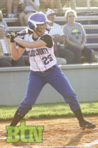 Madeline Drake at the plate