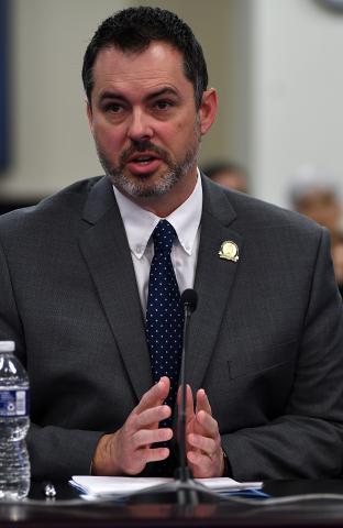 A photo from Thursday’s House State Government Committee can be found here. It shows Rep. Shane Baker, R-Somerset, testifying on House Bill 43. 