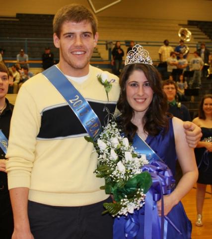 C.W. Decker and Madison Embry were crowned Bearfest King and Queen