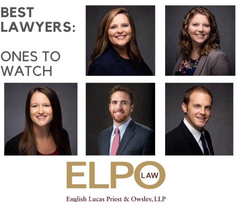 2023 ELPO Law attorneys recognized as Best Lawyers: Ones to Watch